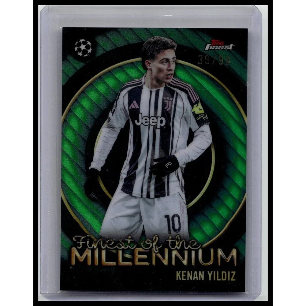 2025-26 Finest UEFA Kenan Yildiz #FM-10 Juventus Finest of the Millennium #/99